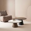 Signature 'MAFRA' Couchtisch aus Eiche und blauem Stein - Helles Holz Bild 5