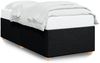 vidaXL Bettgestell ohne Matratze Schwarz 90x190 cm Stoff 3284696 Bild 2