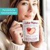 SpecialMe Tasse Kaffee-Tasse Liebe Grüße aus dem Babybauch Spruch Schwanger Geschenk, Keramik Bild 2