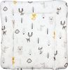 TupTam Baby Wickeltischauflage mit Baumwollbezug Gemustert, Farbe: Wald/Fuchs/Reh/Igel/Bärchen/Beige, Größe: 70x60 cm Bild 5