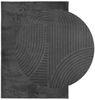 vidaXL Teppich IZA Kurzflor Skandi-Stil Anthrazit 140x200 cm 375429 Bild 3