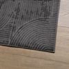 vidaXL Teppich IZA Kurzflor Skandi-Stil Anthrazit 140x200 cm 375429 Bild 4