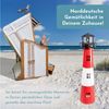 Lemodo LED Gartenleuchte Solar Leuchtturm mit rotierender LED-Beleuchtung, Gartendeko, LED fest integriert, Tageslichtweiß, rotuierende Lichtkegel Bild 4