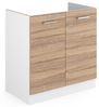 Spülenunterschrank R-Line Sonoma 80 cm ohne Arbeitsplatte Vicco Bild 4