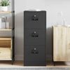 vidaXL Aktenschrank Schwarz 44 x 50 x 106,5 cm Kaltgewalzter Stahl 891598 Bild 4