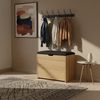 BOXIMO Schuhschrank Shoe cabinet with seating and pull-out shelves VAULT, 57 x 30 x 53 cm (Schuhschrank VAULT mit Sitzbank) Bild 3