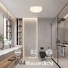 ZMH LED Deckenleuchte Rund Deckenlampe Flach - Modern Badezimmer Weiß LED Flurlampe Warmweiß 3000K 18W IP44 Wasserfest für Küche Büro Wohnzimmer Kinderzimmer Schlafzimmer Ø23CM Bild 5