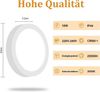 ZMH LED Deckenleuchte Rund Deckenlampe Flach - Modern Badezimmer Weiß LED Flurlampe Warmweiß 3000K 18W IP44 Wasserfest für Küche Büro Wohnzimmer Kinderzimmer Schlafzimmer Ø23CM Bild 3
