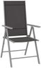 vidaXL Gartenstühle Klappbar 2 Stk. Textilene Schwarz 312181 Bild 2