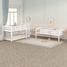 Bett 90x200 cm Dreifach-Etagenbett aus Kiefernholz, platzsparend und sicher Bild 4
