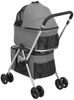 vidaXL Hundewagen für 2 Hunde Faltbar Grau 83x48x97 cm Oxford-Gewebe 172205 Bild 5