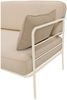 Selsey 'Preggel' Garten-Sofa 2-Sitzer, wasserabweisend, beige/cremefarbenes Gestell ca. 80 x 156 x 71 cm Bild 4