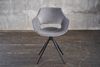 KAWOLA Stuhl ZAJA Esszimmerstuhl Velvet drehbar grau 85 x 59 x 57 cm Bild 2