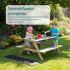 Relaxdays Kindersitzgruppe mit Matschtisch & Tafel Bild 2