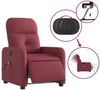 vidaXL Massagesessel Elektrisch Weinrot Stoff 3206789 Bild 5