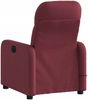 vidaXL Massagesessel Elektrisch Weinrot Stoff 3206789 Bild 4