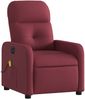 vidaXL Massagesessel Elektrisch Weinrot Stoff 3206789 Bild 3