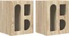 vidaXL Nachttisch ELST 2 Stk. Sonoma-Eiche 40 x 35 x 50 cm 891249 Bild 2