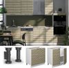 Spülenunterschrank Fame-Line Eiche Paneel 80 cm mit Regal, AP Marmor Vicco Bild 4