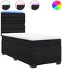 vidaXL Boxspringbett mit Matratze Schwarz 90x200 cm Samt 3293118 Bild 2