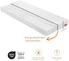 sleepling 190137 Kaltschaummatratze Basic 70 | Matratze mit 7-Zonen Technologie | Härtegrad 2 | Made in EU | Ökotex | 60 Grad waschbar | 90 x 200 x 16 cm, weiß Bild 3