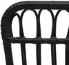 vidaXL Gartenstuhl Poly Rattan Schwarz 48581 Bild 5