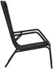 vidaXL Gartenstuhl Poly Rattan Schwarz 48581 Bild 3