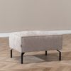 Bronx71 Hocker Kansas Stoff taupe Bild 4