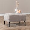Bronx71 Hocker Kansas Stoff taupe Bild 3