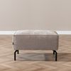 Bronx71 Hocker Kansas Stoff taupe Bild 2