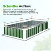 Hochbeet Metall 174x90x30cm Pflanzkübel Blumenkasten T-Etiketten Handschuhen Bild 3