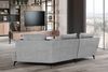 KAWOLA Sofa GARBO Designsofa Stoff grau rechts offen 92 x 158 x 280 cm Bild 2
