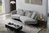 KAWOLA Sofa GARBO Designsofa Stoff grau rechts offen 92 x 158 x 280 cm Bild 4