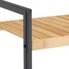 Regal Bambus + Stahl 4 Ablagen Bild 5