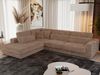 Freistehendes Ecksofa mit lose Kissen, L-form - SAVONA - links - Braun Cord Bild 3