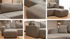 Ecksofa Pixalo U mit Schlaffunktion und Bettkasten (Farbe: Lima 84) Bild 5