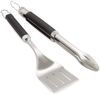 Weber 'Premium' Grillbesteck-Set groß, 2-teilig, Edelstahl, bestehend aus Grillzange & Wender (je 46 cm), spülmaschinenfest, Silber (6763) Bild 2