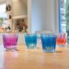 Leonardo Trinkglas Vario Struttura, Becher, Wasserglas, Kalk-Natron Glas, violett, 250 ml, 026843 Bild 2