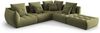 Micadoni Ecksofa Bloom 5-Sitzer Rechts Samt Hellgrün Bild 2