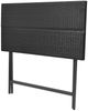 vidaXL 7-tlg. Garten-Essgruppe Klappbar Stahl Poly Rattan Schwarz 42878 Bild 5