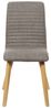 OTTO home 4-Fußstuhl Arosa Esszimmerstuhl, Polsterstuhl, Küchenstuhl, Speisestuhl, Essstuhl (Set, 2 St), 2er-Set, Beine aus Massivholz Eiche oder Buche, mit gestepptem Stoff Bild 2