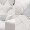 Ecksofa Schlafsofa Sofa ANABEL MAX in Stoff Quelle Weiß Ottomane Rechts Bild 5