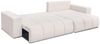 Ecksofa Schlafsofa Sofa ANABEL MAX in Stoff Quelle Weiß Ottomane Rechts Bild 3