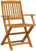 vidaXL 3-tlg. Bistro-Set Klappbar Massivholz Akazie 3295252 Bild 5