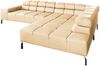 KAWOLA Sofa NELSON Ecksofa Leder beige Recamiere rechts 72 x 216 x 321 cm Bild 3