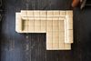 KAWOLA Sofa NELSON Ecksofa Leder beige Recamiere rechts 72 x 216 x 321 cm Bild 5