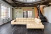 KAWOLA Sofa NELSON Ecksofa Leder beige Recamiere rechts 72 x 216 x 321 cm Bild 2