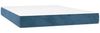 vidaXL Boxspringbett mit Matratze Dunkelblau 140x190 cm Samt 3132919 Bild 5