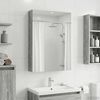 vidaXL Badezimmerspiegelschrank Graues Sonoma 40 x 10,5 x 60,5 cm 889028 Bild 4