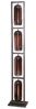 KAWOLA Stehleuchte TRIEST Stehlampe Glas schwarz 190 x 23 x 34 cm Bild 3